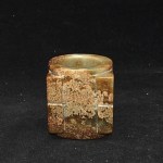 Antiker Hetian Jade Cong Vor 1800